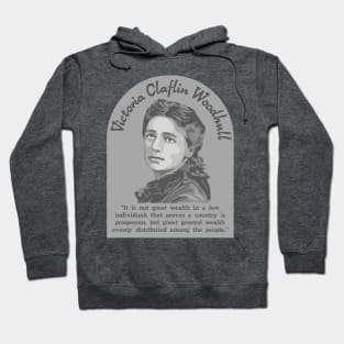 Victoria Woodhull Portrait and Quote Hoodie